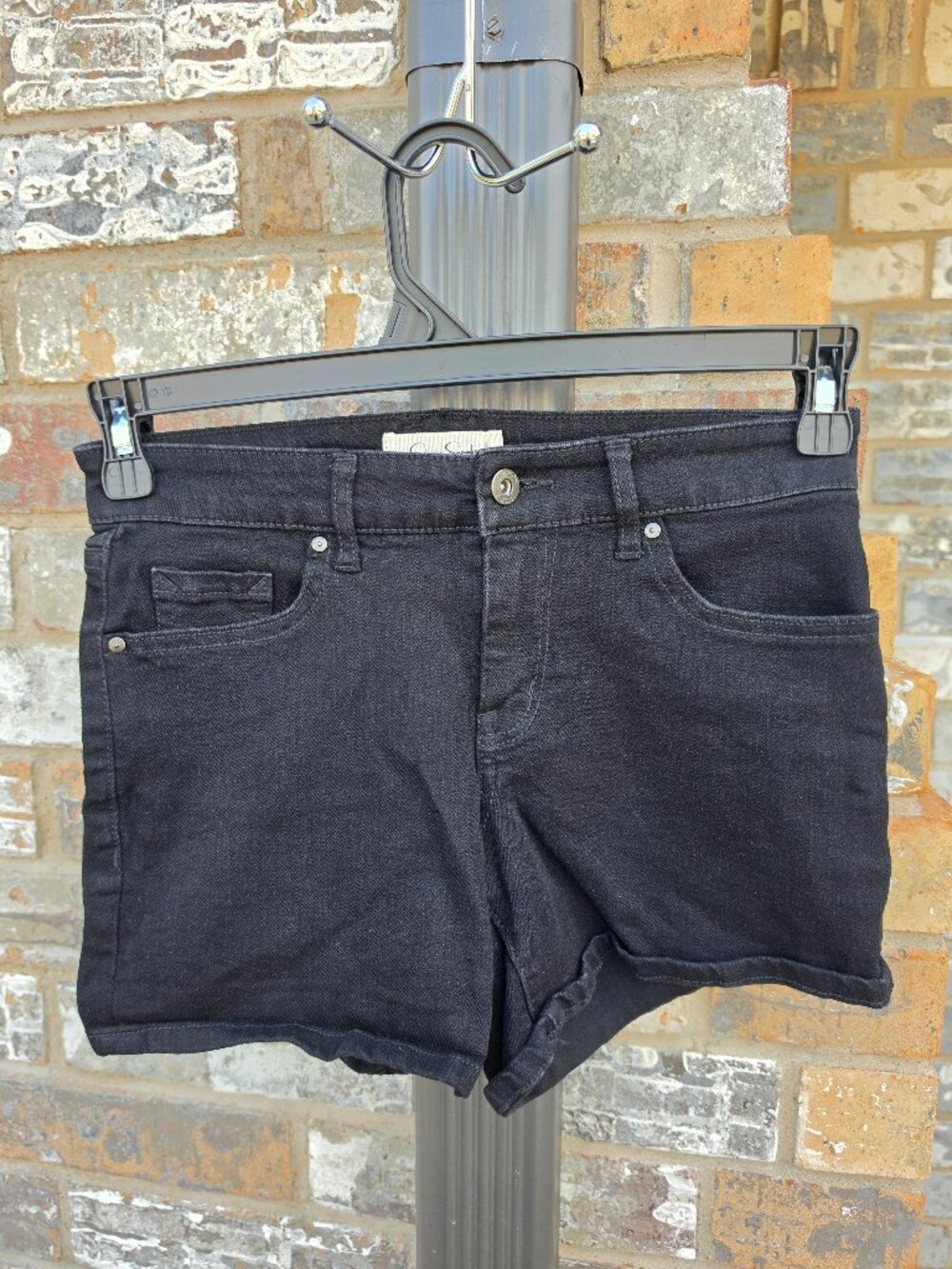 Jessica Simpson Forever Short Black Denim Shorts Size 26
